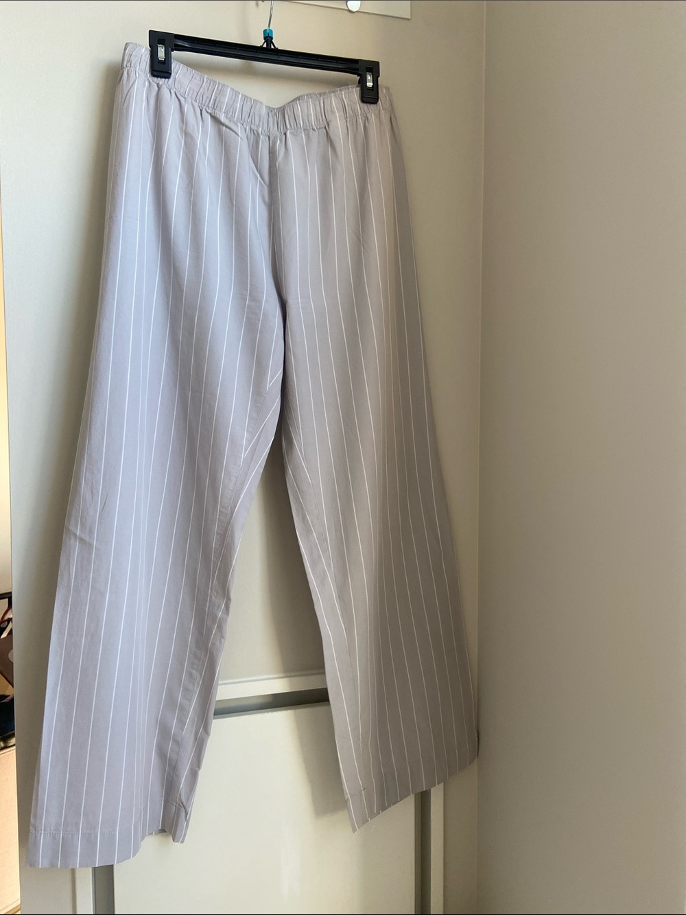 Zara Home Rare Light Gray Pinstripe Pyjama Pants